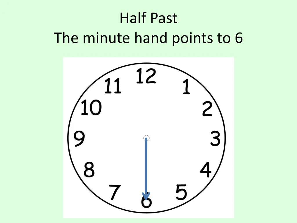 half past