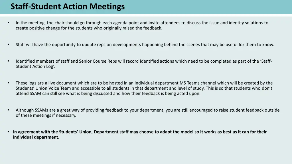 staff student action meetings 1