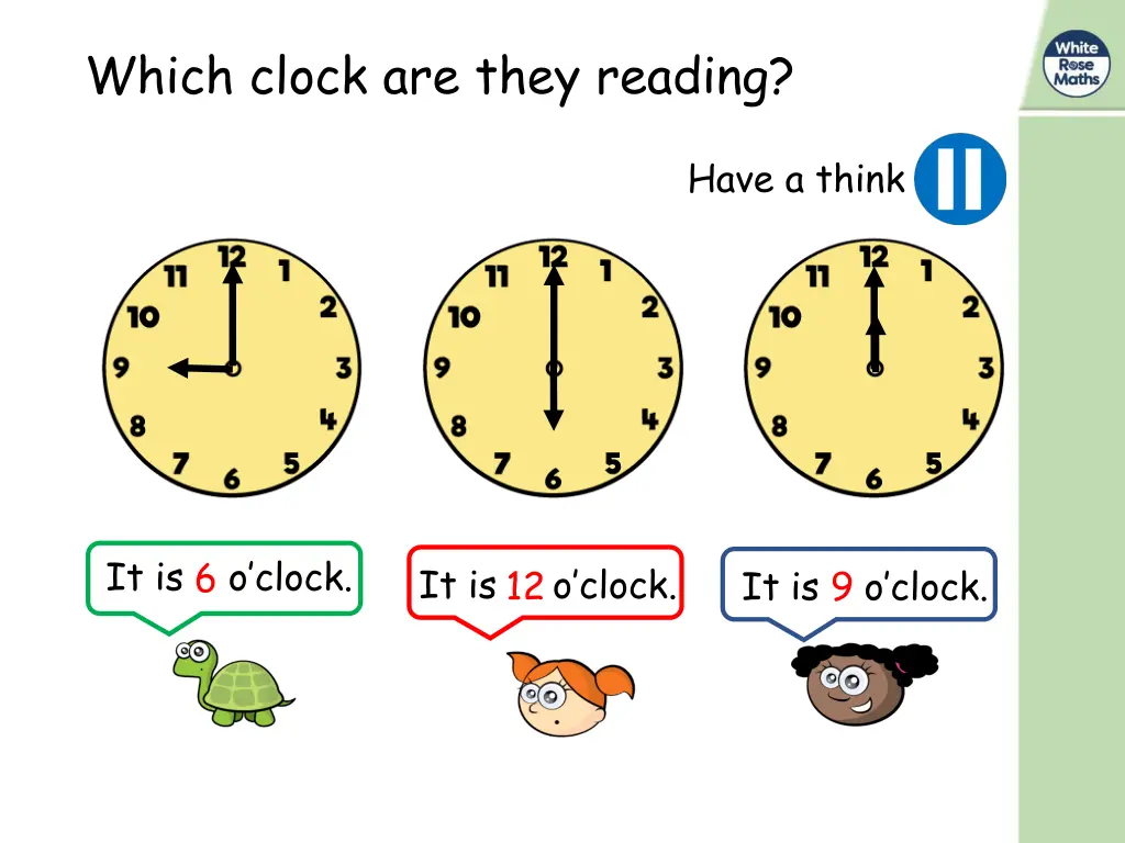 which clock are they reading