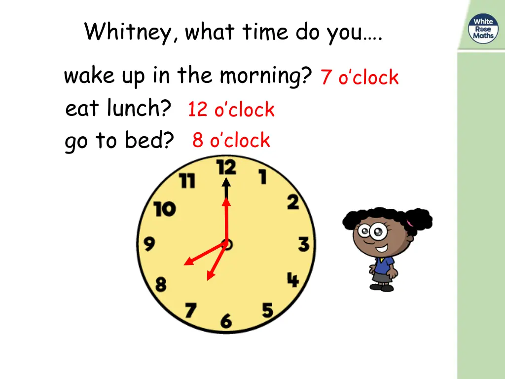 whitney what time do you