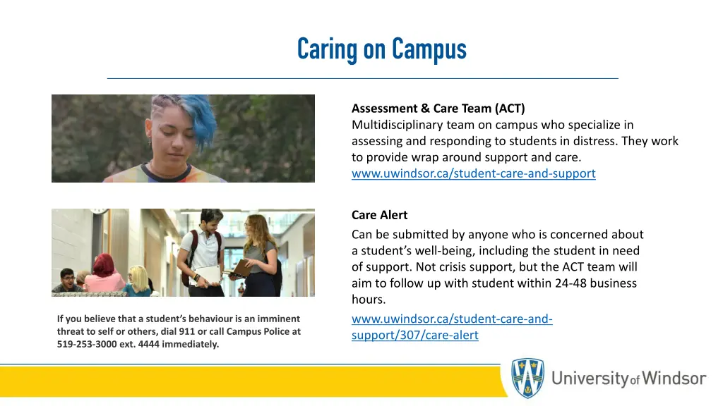 caring on campus