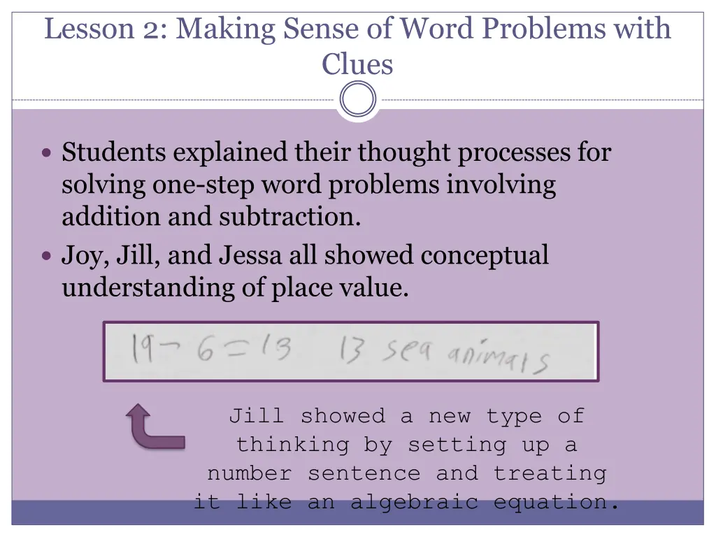 lesson 2 making sense of word problems with clues