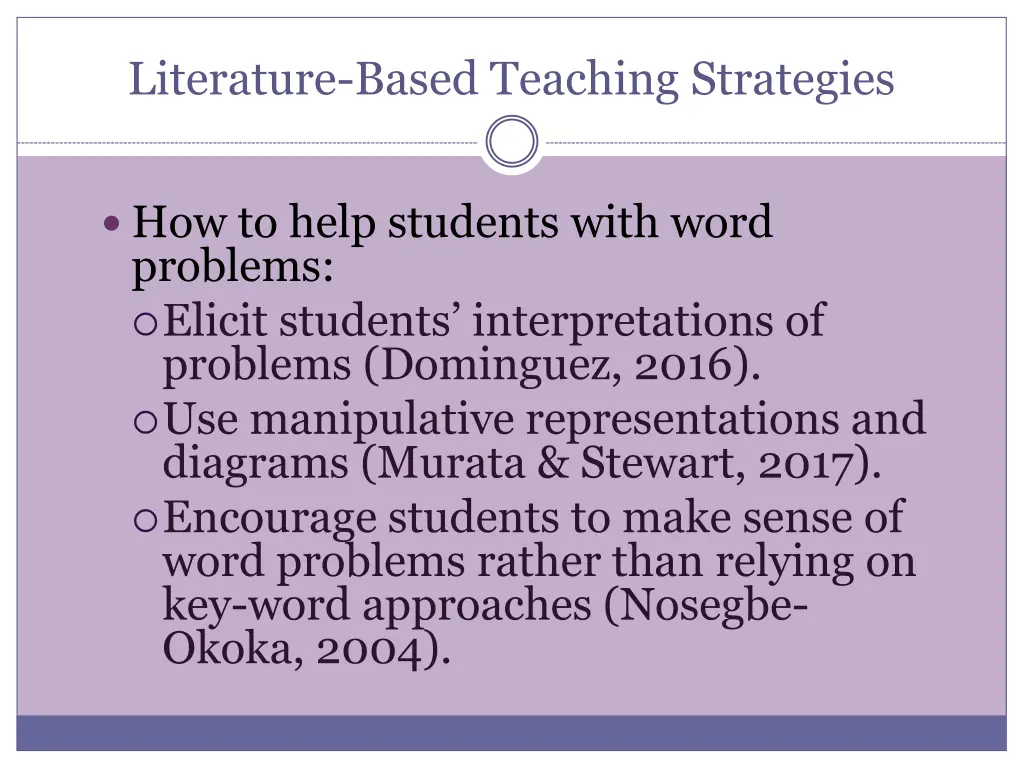 literature based teaching strategies