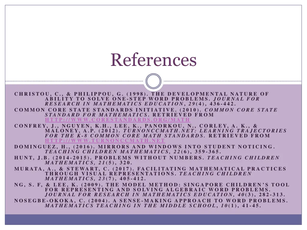 references