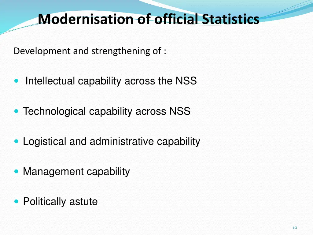 modernisation of official statistics 2