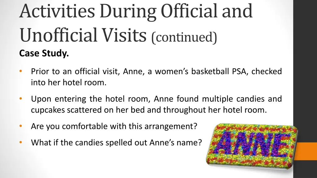 activities during official and unofficial visits 2