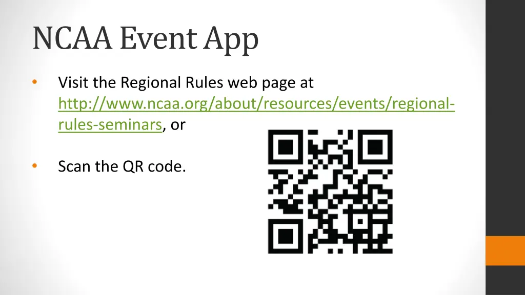 ncaa event app