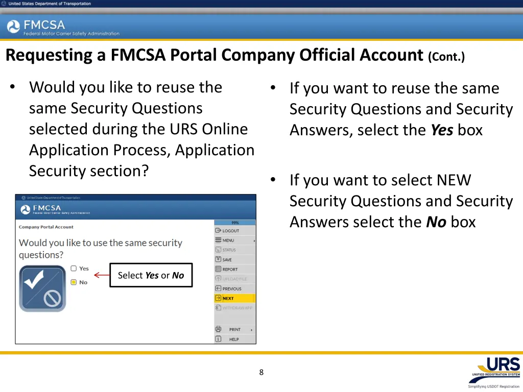 requesting a fmcsa portal company official 4