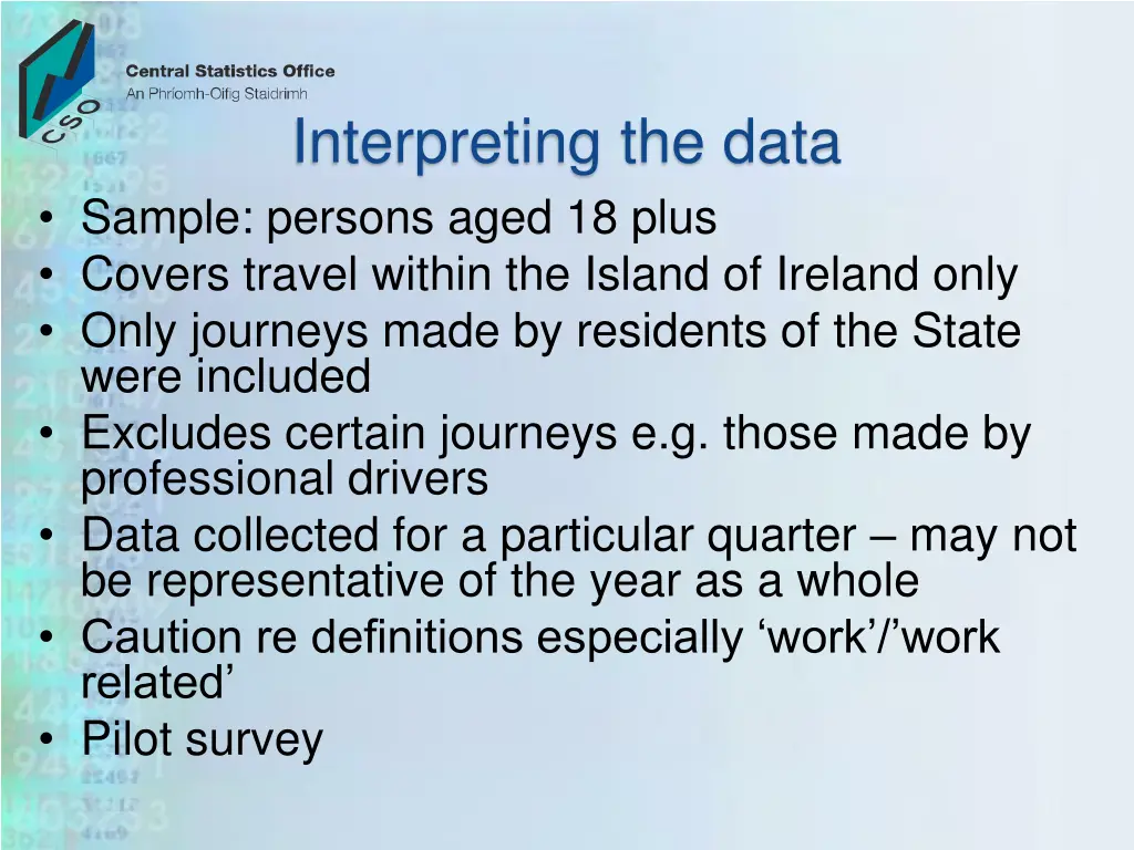 interpreting the data sample persons aged 18 plus