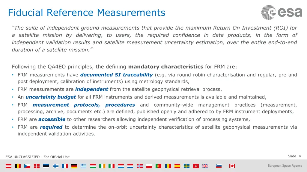 fiducial reference measurements