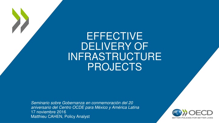 effective delivery of infrastructure projects