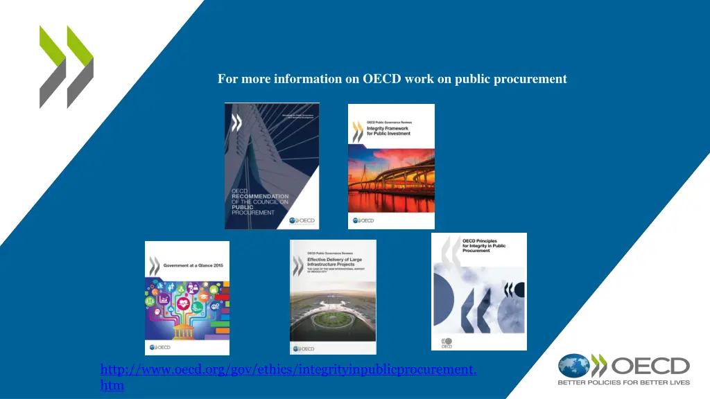 for more information on oecd work on public