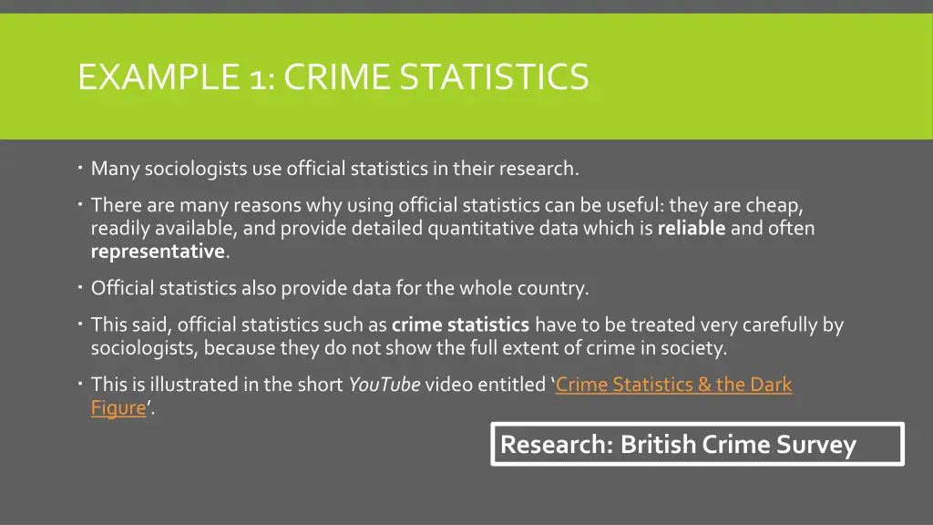 example 1 crime statistics