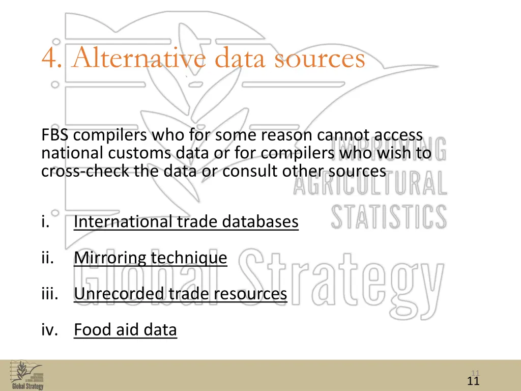 4 alternative data sources