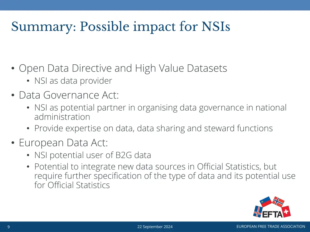 summary possible impact for nsis