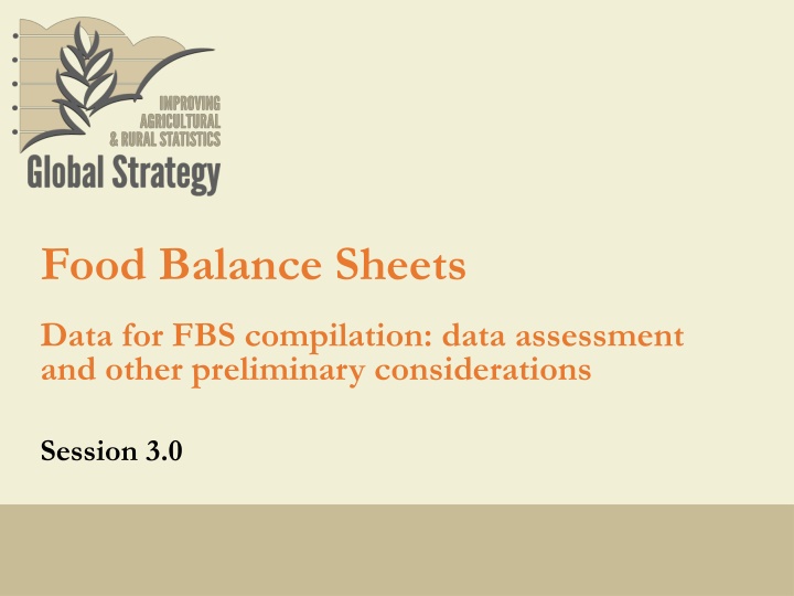 food balance sheets