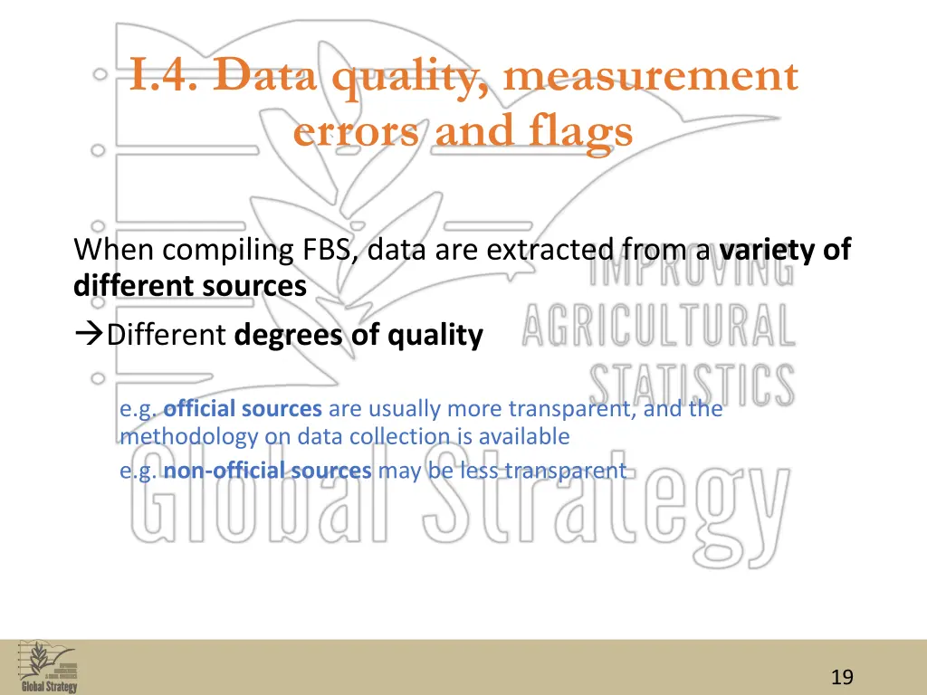 i 4 data quality measurement errors and flags