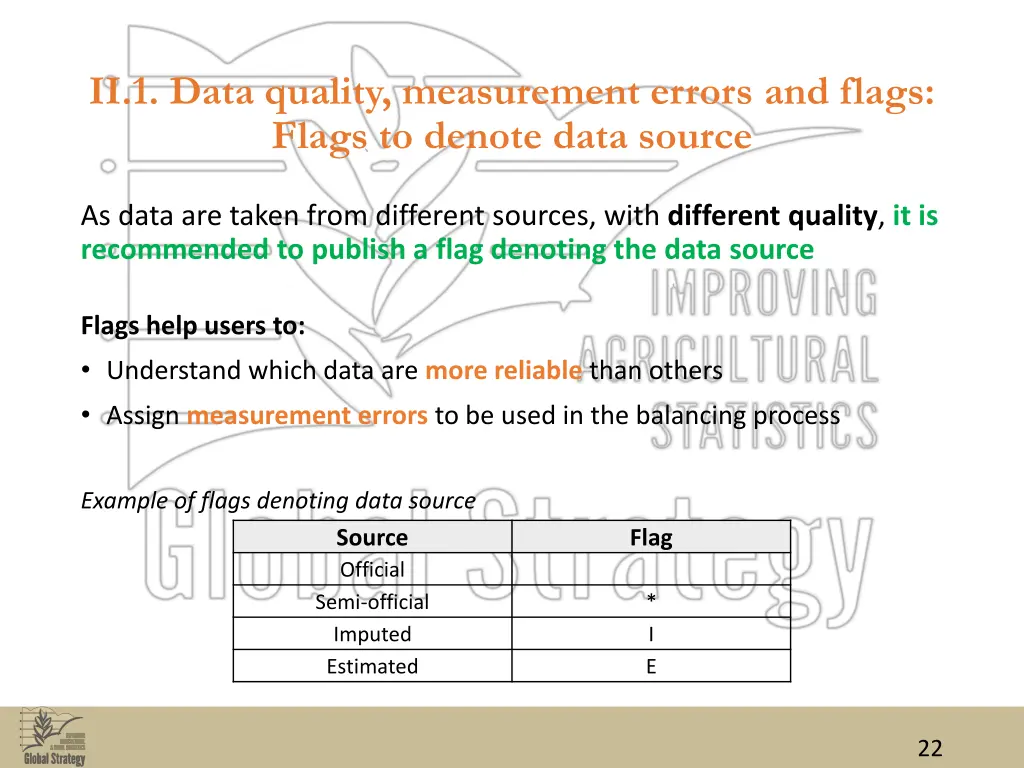 ii 1 data quality measurement errors and flags