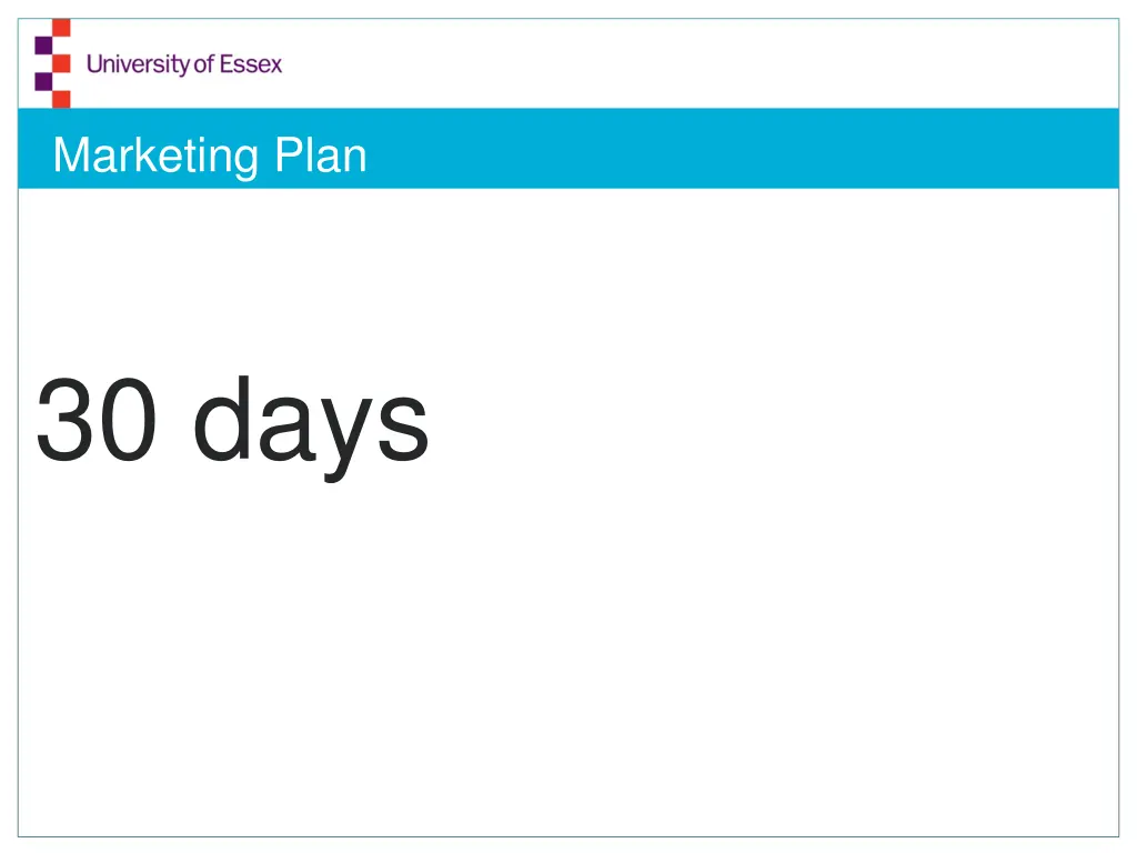 marketing plan