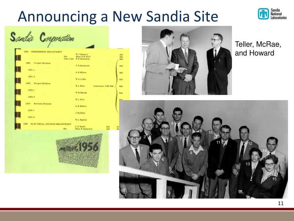 announcing a new sandia site