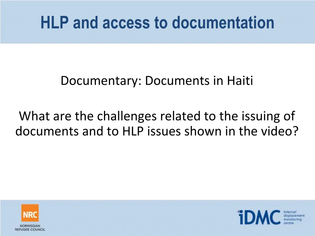 hlp and access to documentation