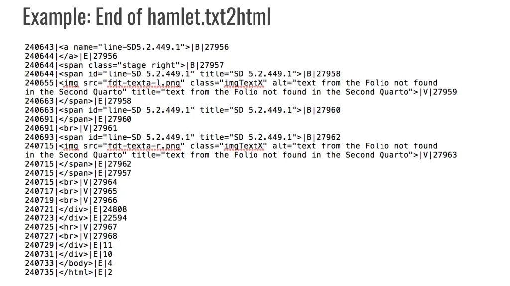 example end of hamlet txt2html