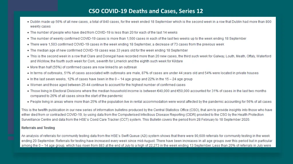 cso covid 19 deaths and cases series 12