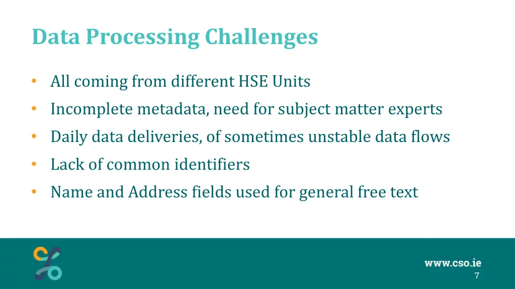 data processing challenges