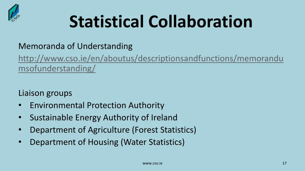 statistical collaboration