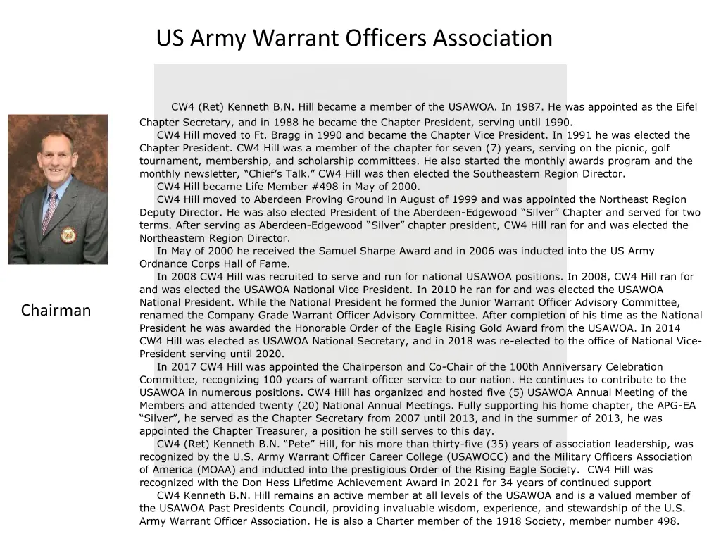 us army warrant officers association 2