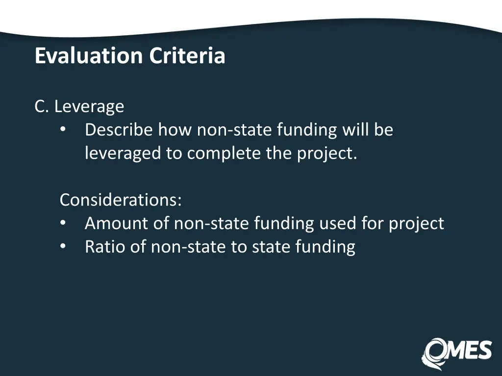 evaluation criteria 2