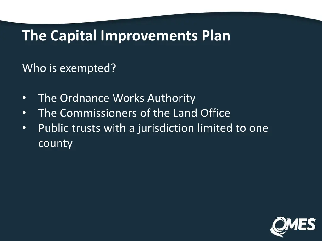 the capital improvements plan 3