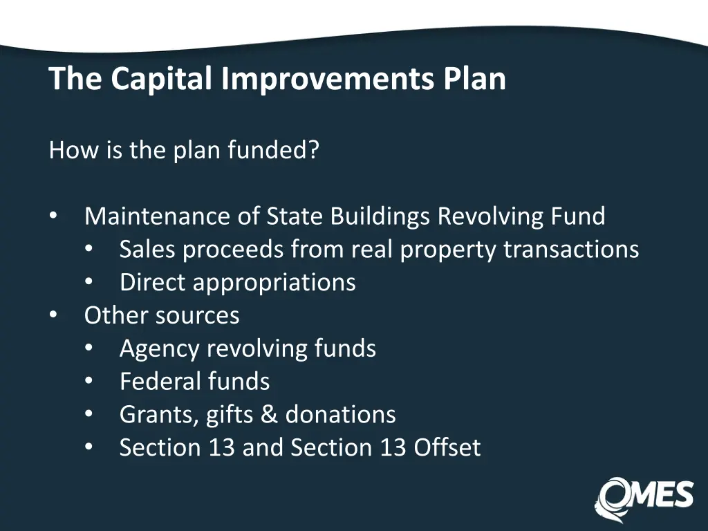 the capital improvements plan 4