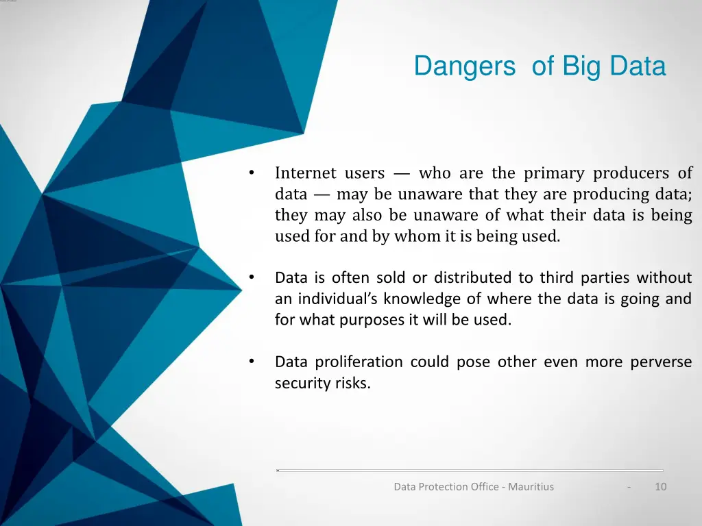 dangers of big data 3