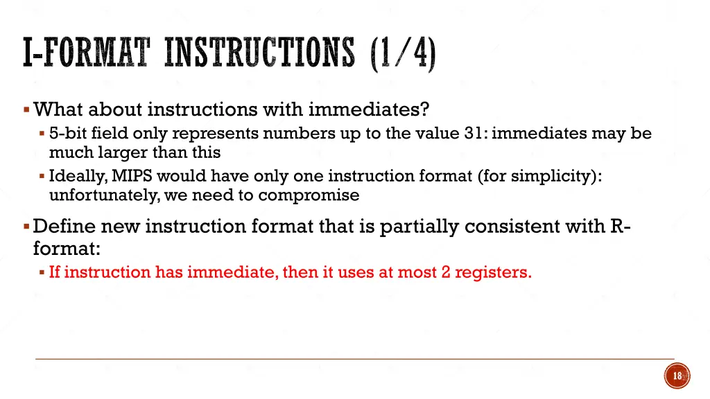 i format instructions 1 4