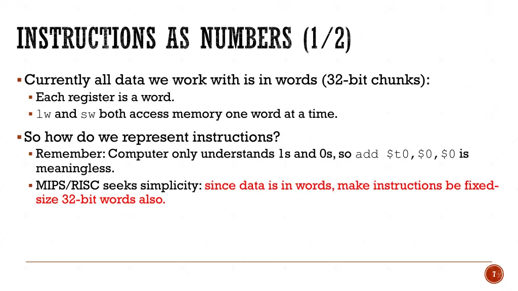 instructions as numbers 1 2