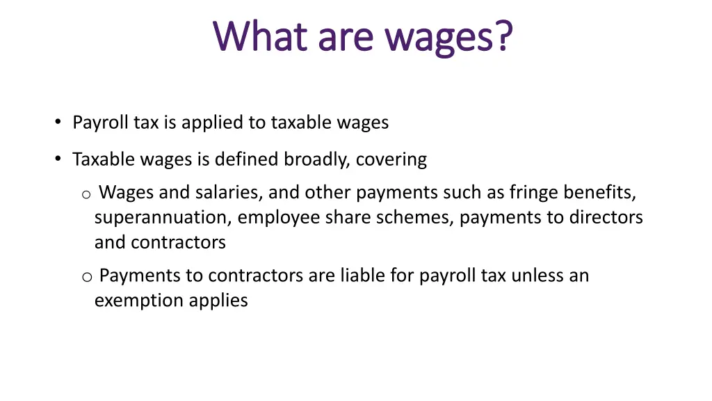what are wages what are wages