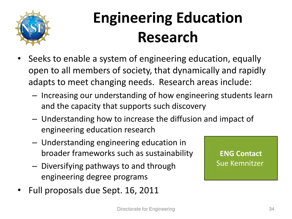 engineering education research