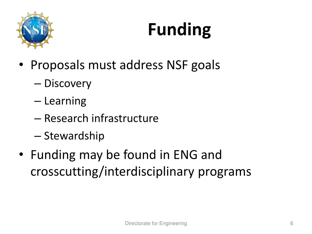 funding