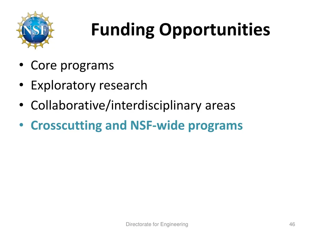 funding opportunities 3