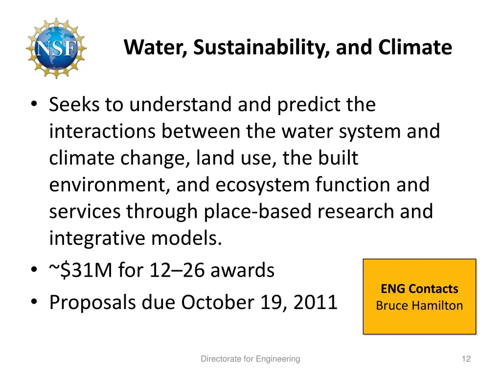 water sustainability and climate