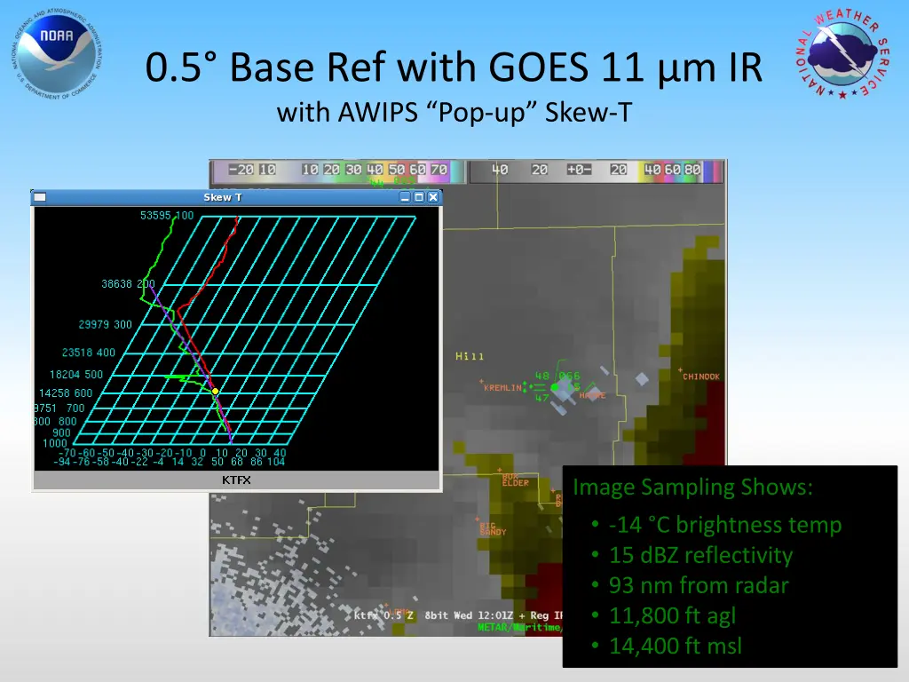 0 5 base ref with goes 11 m ir with awips