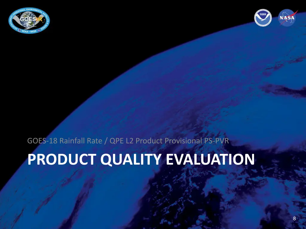 goes 18 rainfall rate qpe l2 product provisional 1