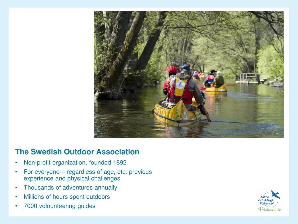 the swedish outdoor association non profit