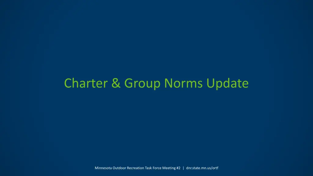 charter group norms update