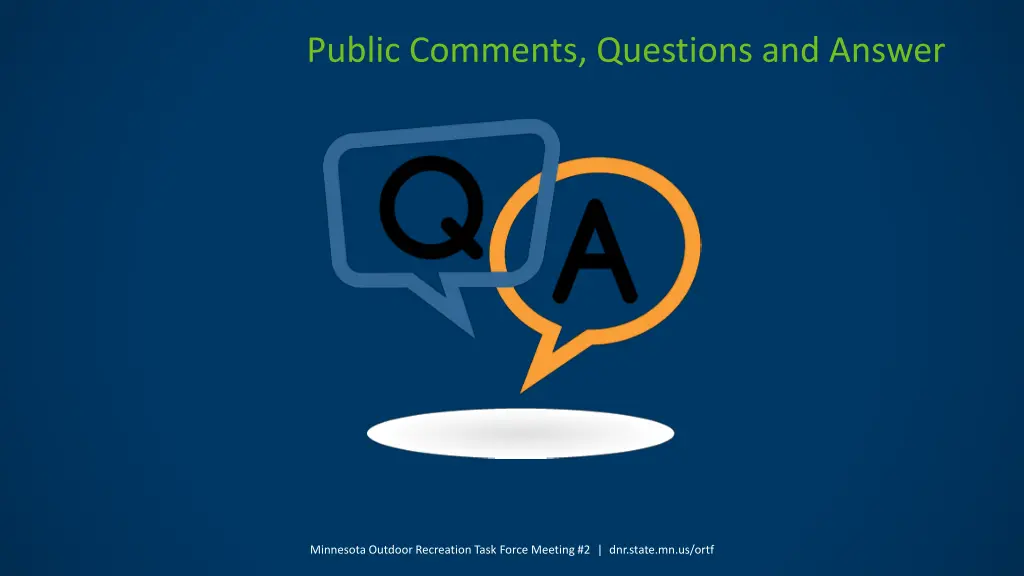 public comments questions and answer