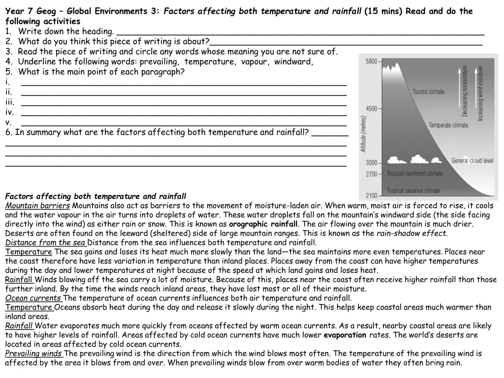 year 7 geog global environments 3 factors