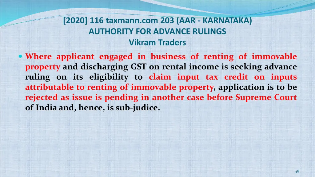 2020 116 taxmann com 203 aar karnataka authority