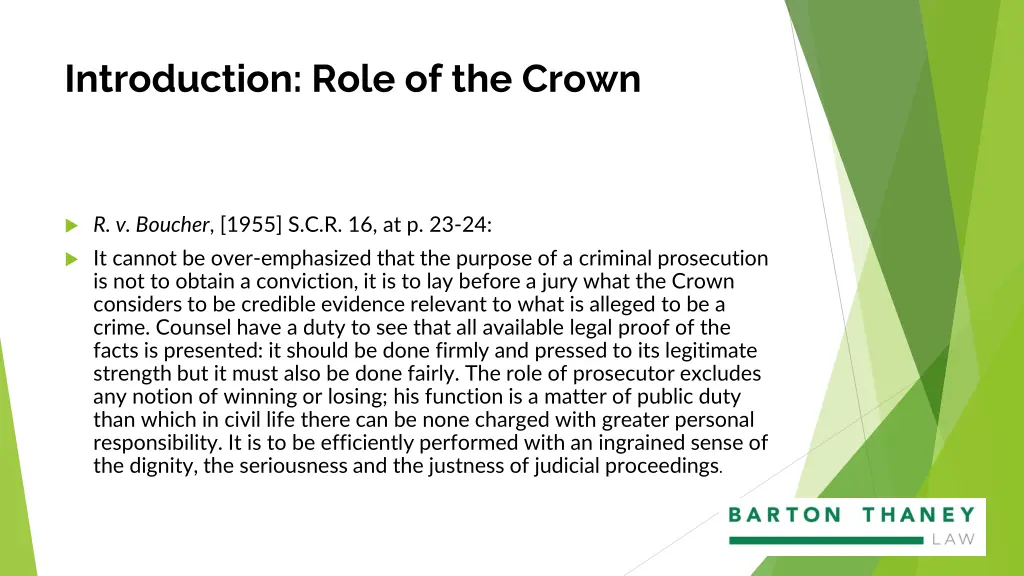 introduction role of the crown