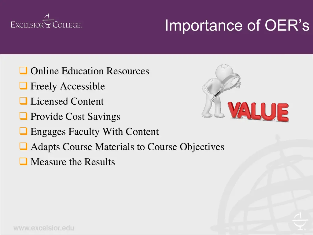 importance of oer s